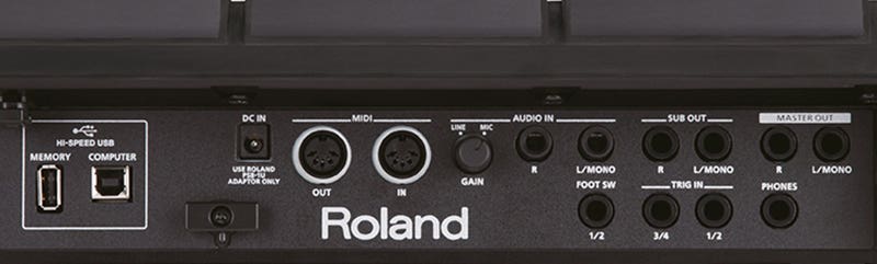 Roland SPD-SX PRO Audio Outputs