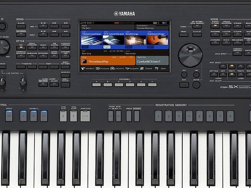 Yamaha PSRSX920 Extensive Sound Library